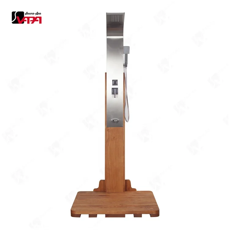 Vapasauna Manufacturer Hot Selling Outdoor Shower Column Sauna Spa Stainless Steel Shower  (Paraffin Oil) for spa and wellness