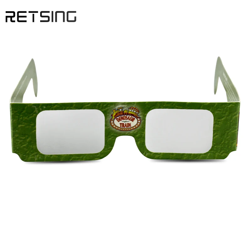 Chromadepth 3d Glasses Spectrum Separated Watching Movie Paper Glasses