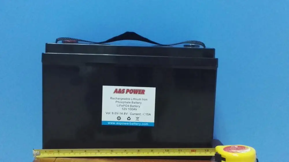 Rechargeable Power Solar Energy Storage System LiFePO4 Battery 12V 100Ah Golf Cart  Lithium Ion Battery