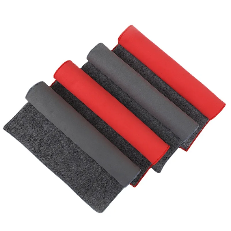 Large Absorbent Towel Thickened Cleaning Fine Fiber Rag Car Microfiber Suede Wash Towel