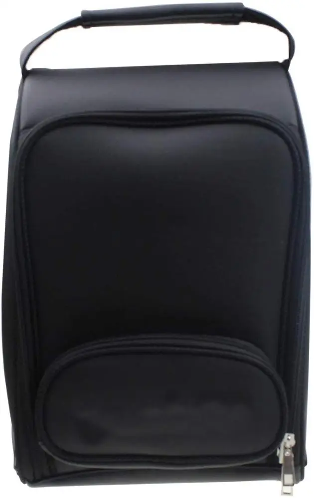 Waterproof- Zippered Deluxe PU Shoe Carrier Bags Golf Basketball Football Game Sport Shoes Case