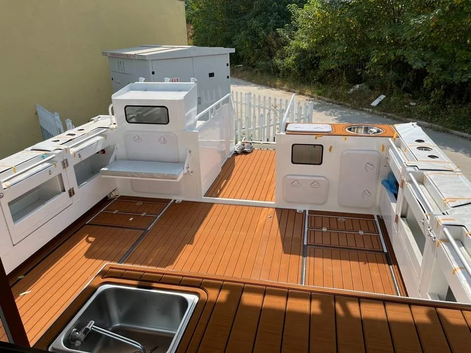 Gospel Boats Luxury Fishing Yacht 26ft Cabin Catamaran Aluminum Fishing Boat