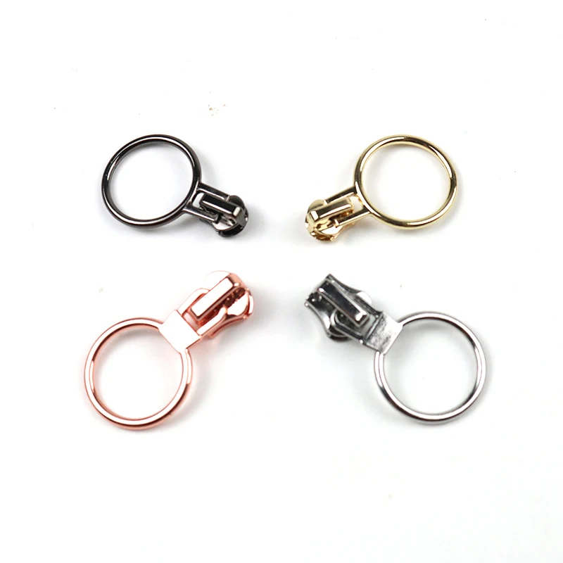 Good Price Factory Direct Supply Ring slider zipper Ring Zipper Puller Pull