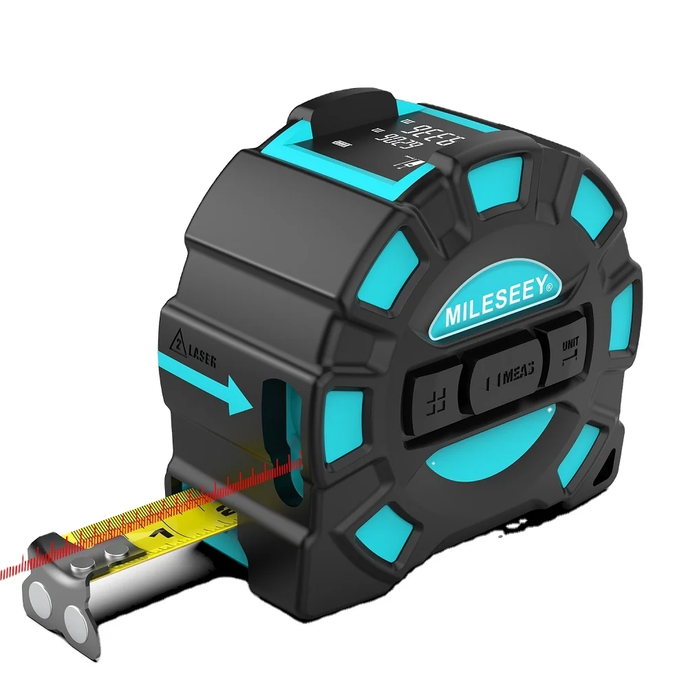 Mileseey DT11 лазерный измеритель для расстояний 40м 2-в-1 цифровой дальномер строительные инструменты измерения устройства линейка