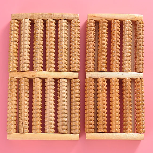 
ZRWM38 Large Dual Foot Massager Roller Body Nursing Massage Tool Foot Massage Relieve Plantar Fasciitis for Foot Pain 