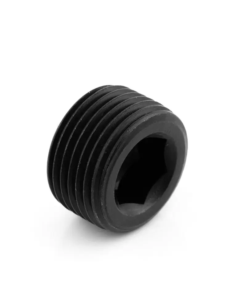 NPT Male Pipe Plug Fitting,Carbon Steel Male Socket Allen Head Plugs, Pipe Plug Fitting Internal Hex Allen Head Socket Screw