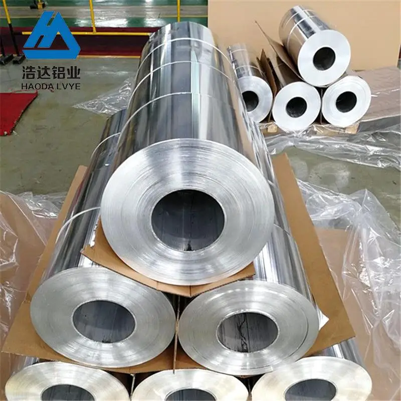 China Factory Custom 8011 Food Grade Food Packaging Aluminum Foil Wrapping Paper Household Aluminum Foil Roll Manufacturer