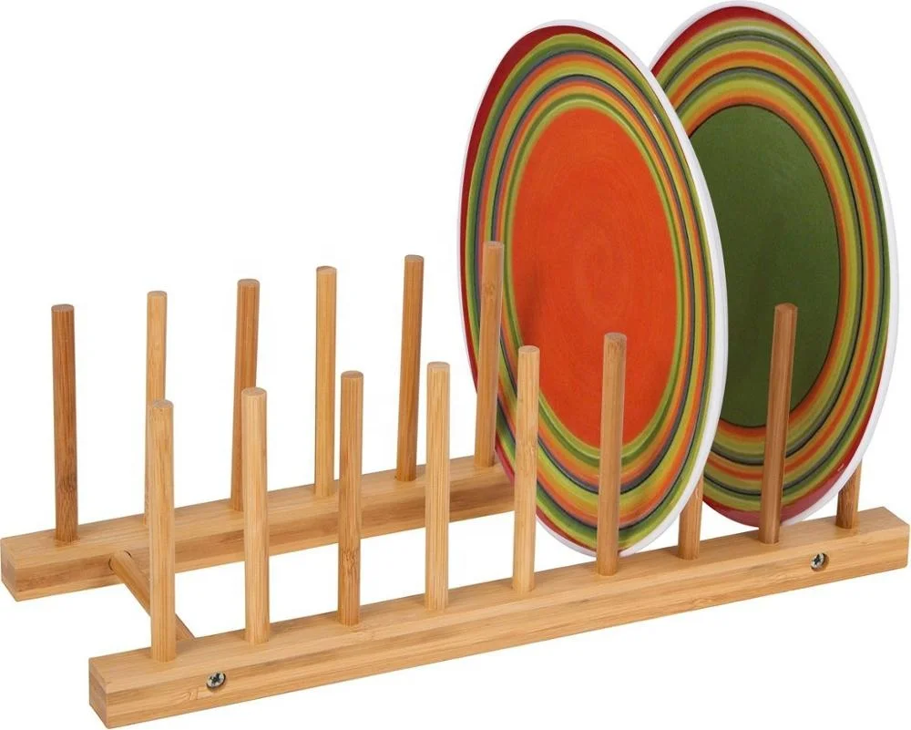 Eco-friendly Bamboo Kitchen Dish Drying Rack