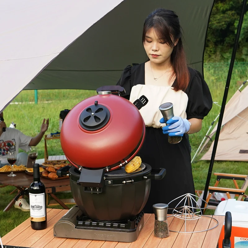 kebab ceramic bbq grill barbecue portable fish hamburger chicken grill burger for bbq egg fan with bbq sets tools and gas burner