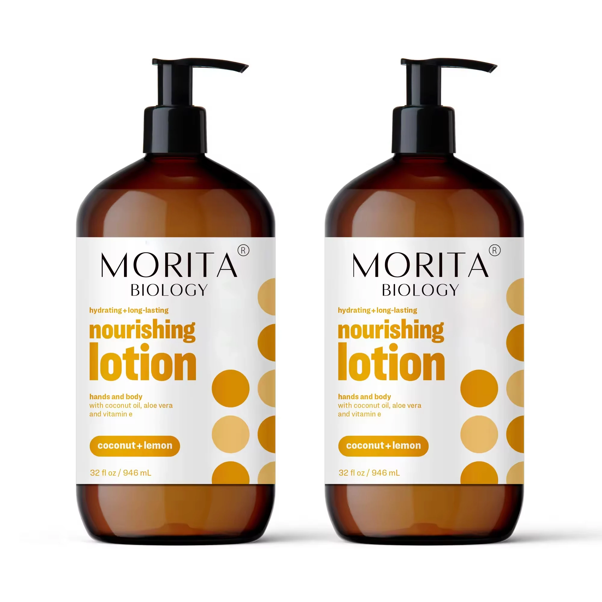 100% Natural Body Lotion Fragrance-free Nourishing & Moisturizing and Squalane & Lemon Women Body Lotion Organic