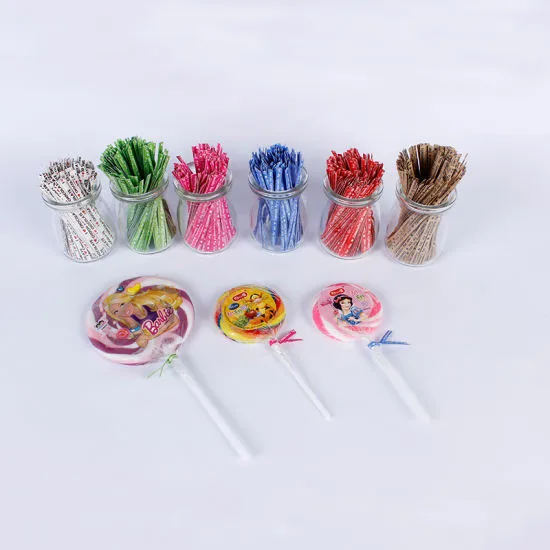 Colorful Metal Wire Food Packaging Bags Closing Metallic Plastic Twist Tie For Closing Bags