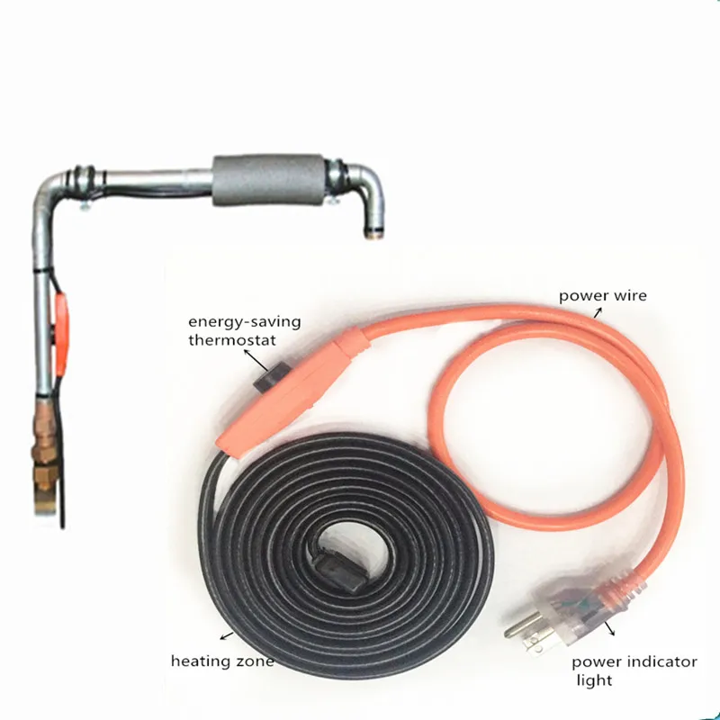 Кабели для подогрева электротруб и нагревательный провод для водопроводной трубы из ПВХ