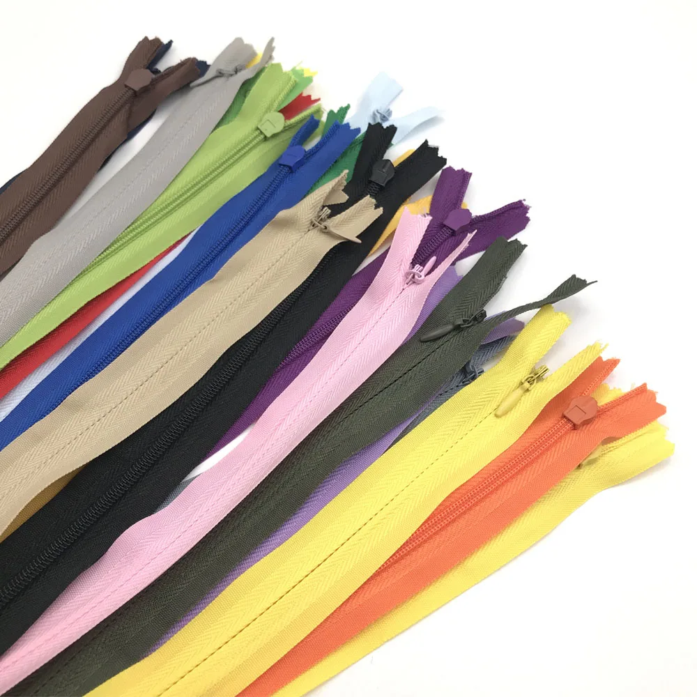 Manufacturer wholesale price Free Sample Service #3 Sewing garment pillowcase dress accessories Closed nylon invisible zipper