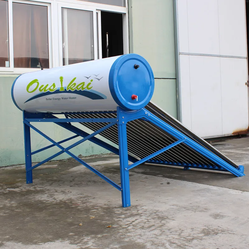 Солнечный нагреватель 100L120L 150L 200L 300L неспрессованная солнечная система водонагревателя для дома