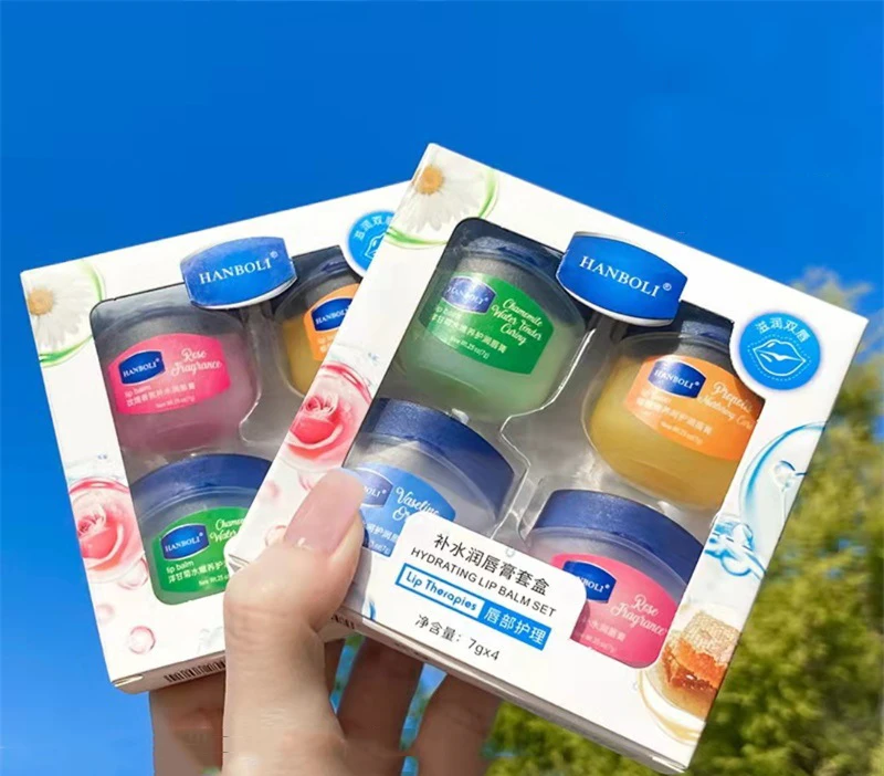 New Winter Custom Logo Lip Mask Wholesale OEM/ODM Nourish Moisturizing Lip Balm For Men And Women Tinted Lip Balm Set