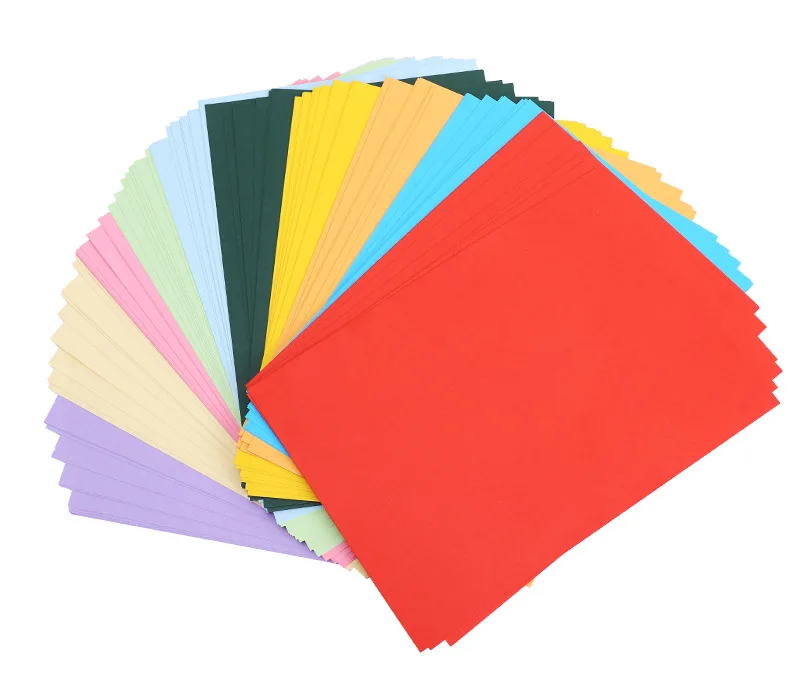high quality  A4 construction color paper & paperboard printing printed color paper