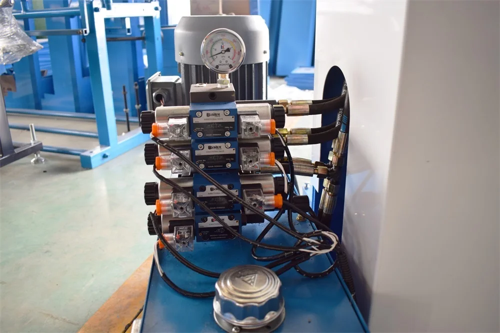 Hydraulic duck seam locker closer making machine air condition duct seam closer hvac duct duct folding machine display