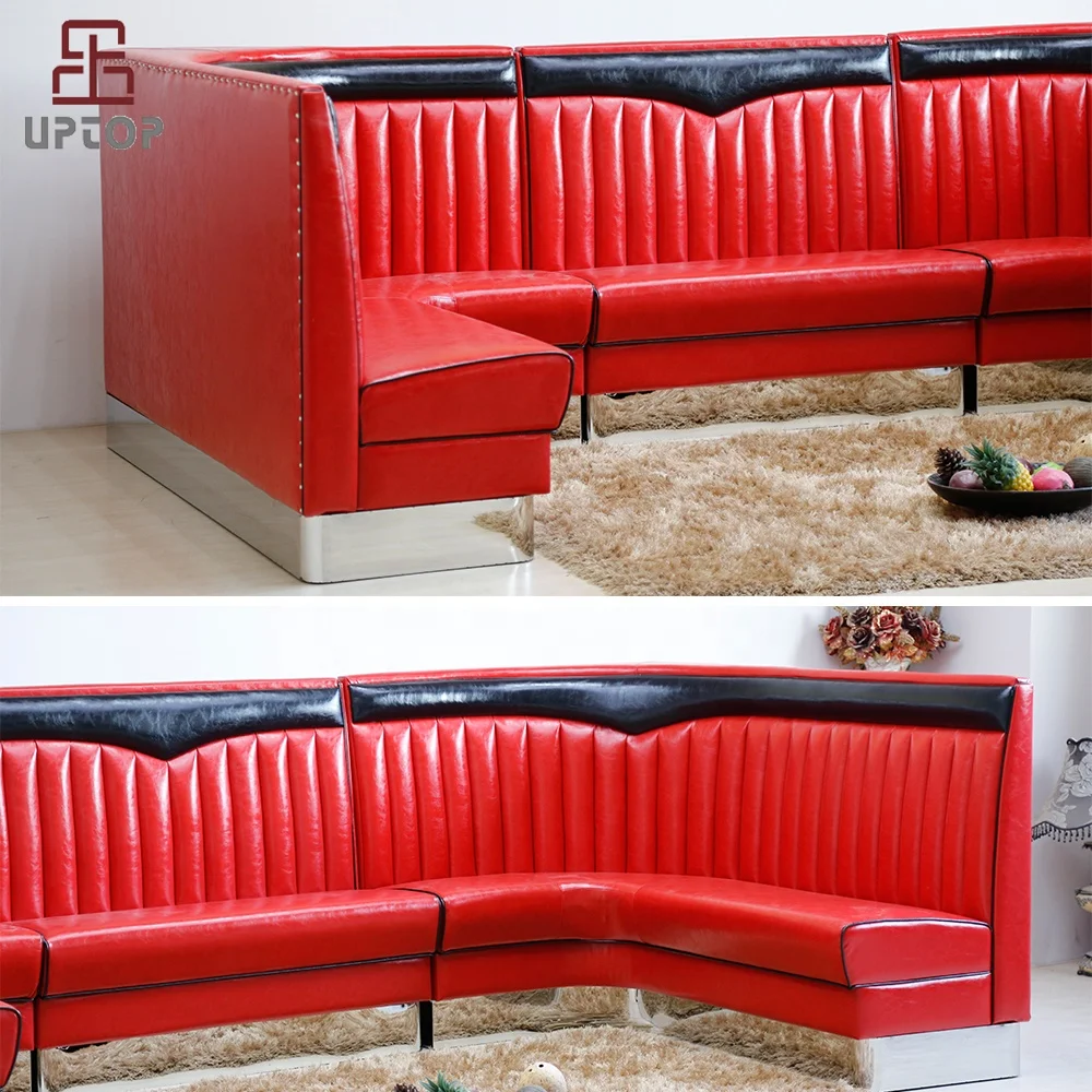 (SP-KS258) Retro leather wholesale modern living room furniture restaurant sofa