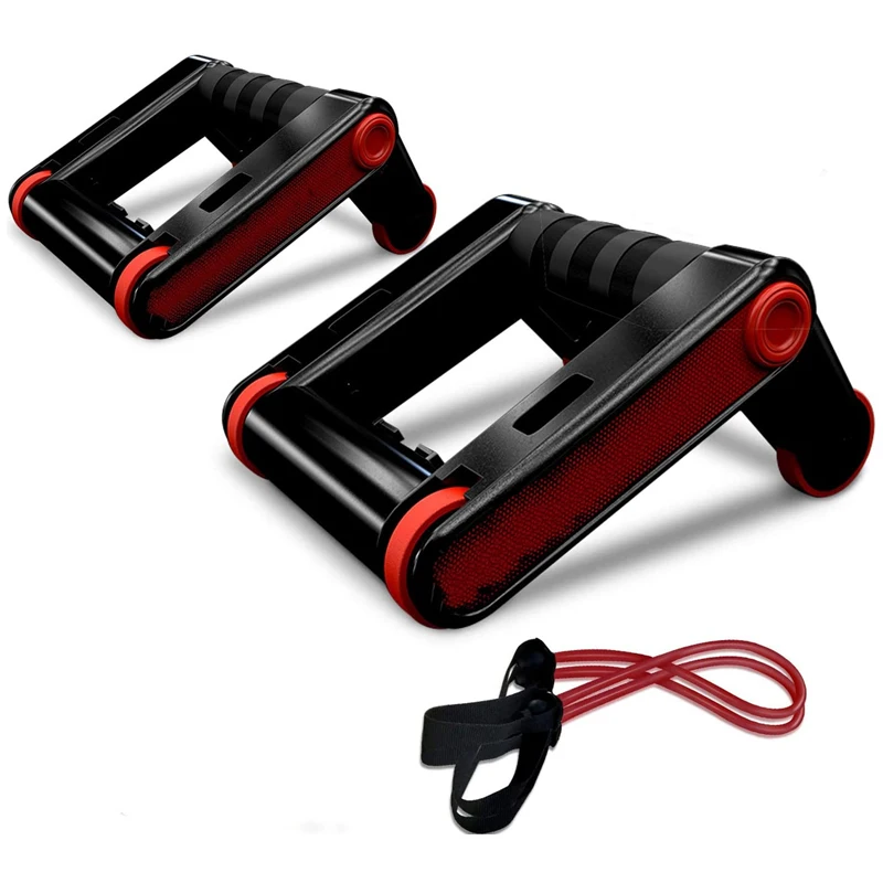 Wholesale Fitness Equipment Workout Home Gym Push Up Bars Exercise Strength Training Ab Wheel Roller