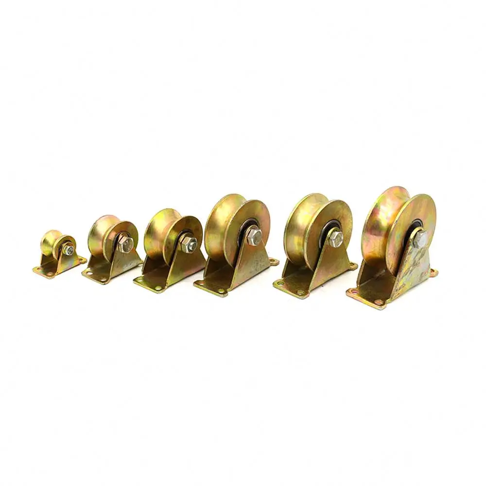 Multifunctional Nylon Sliding Gate Roller Double Bearings Wheel With Low Price
