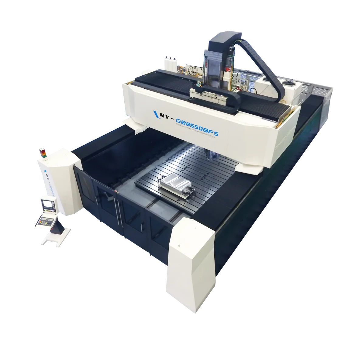 flexible motorized spindle cnc machining center 5 axis