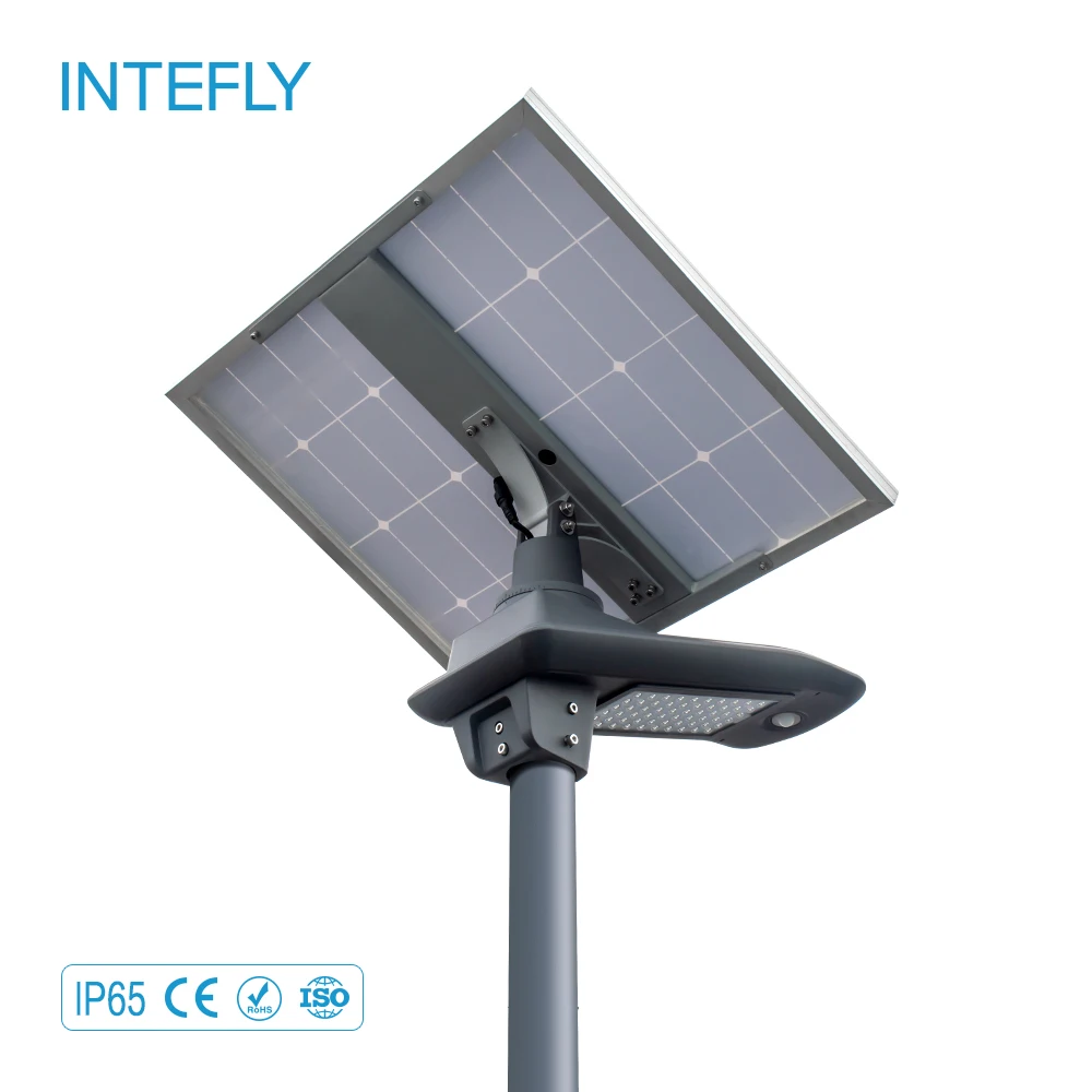 Led Solair Lampadaire Outdoor Led Solar Light 50W Smd Street Light