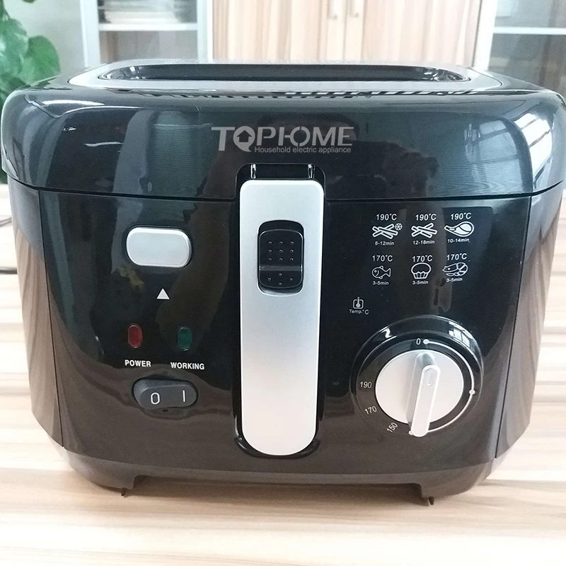 3L deep fat fryer home use hot selling electric detachable deep fryer