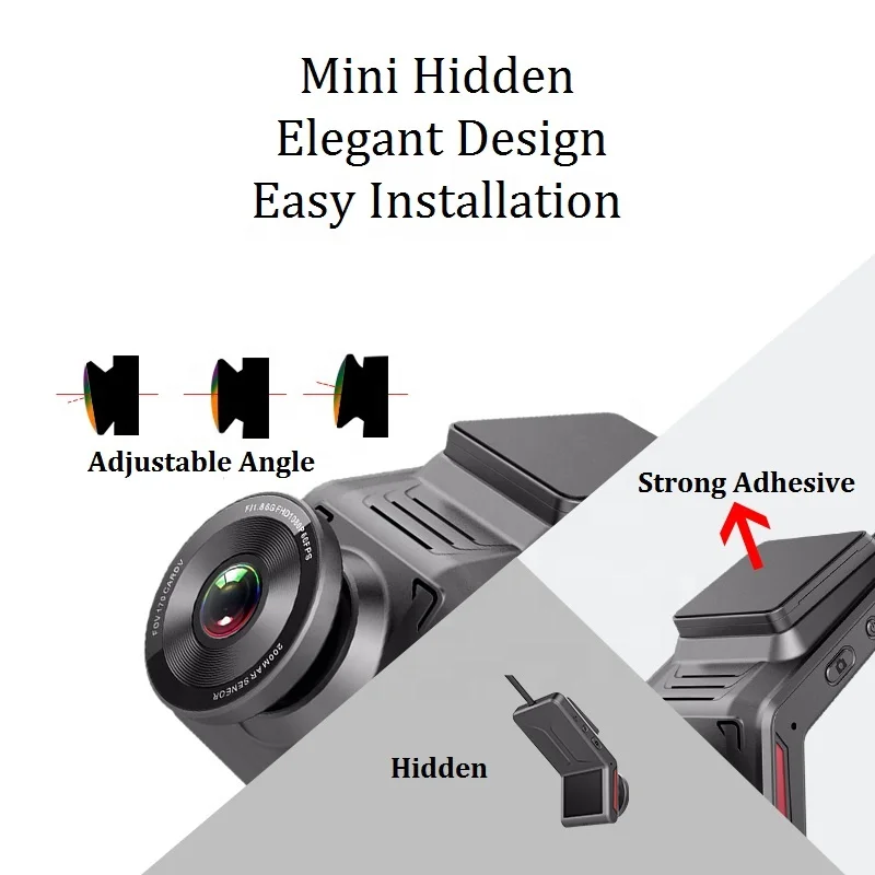4g car inside dashboard tracking camera with gps parking monitor