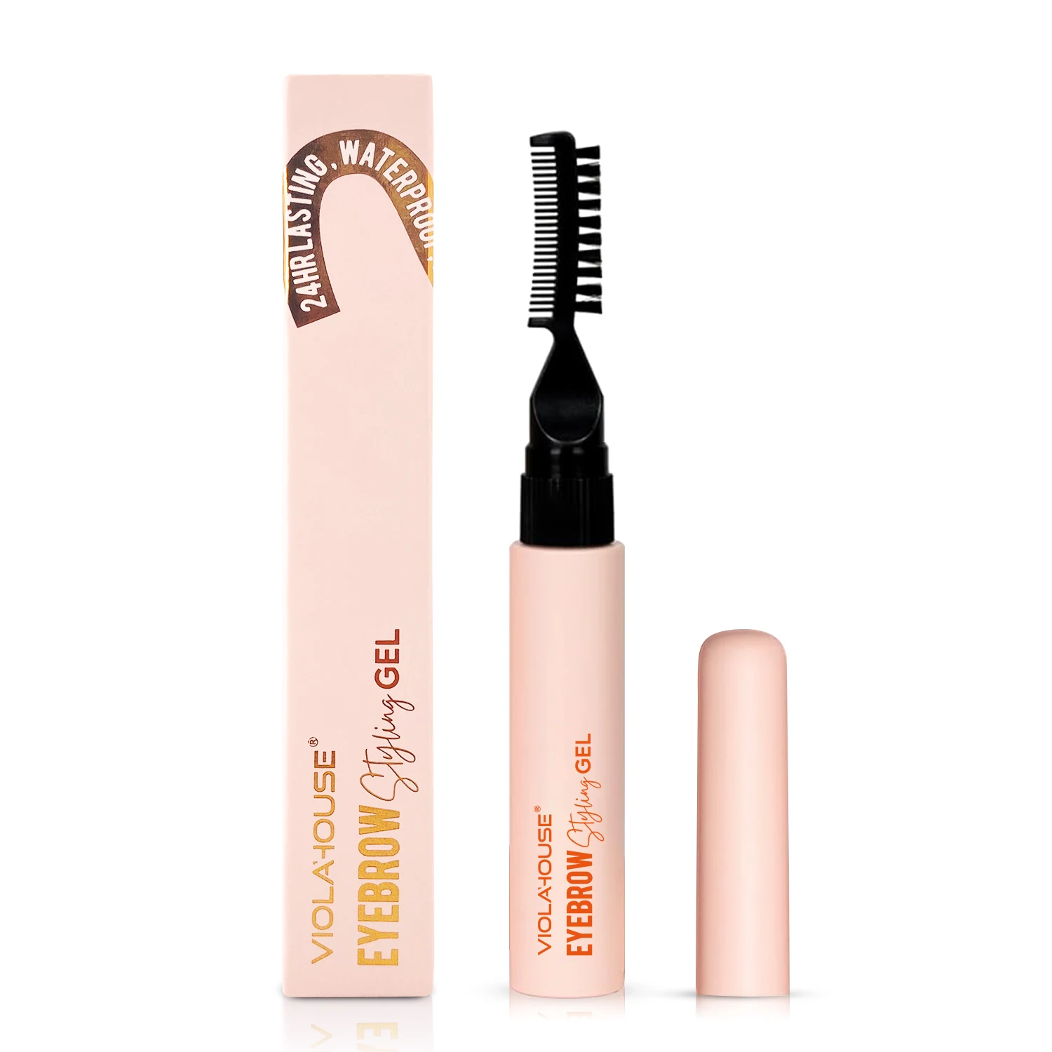 Eyebrow Gel Wholesale Custom Logo Fiber Waterproof Strong Hold Clear Brow Glue Private Label With Brush