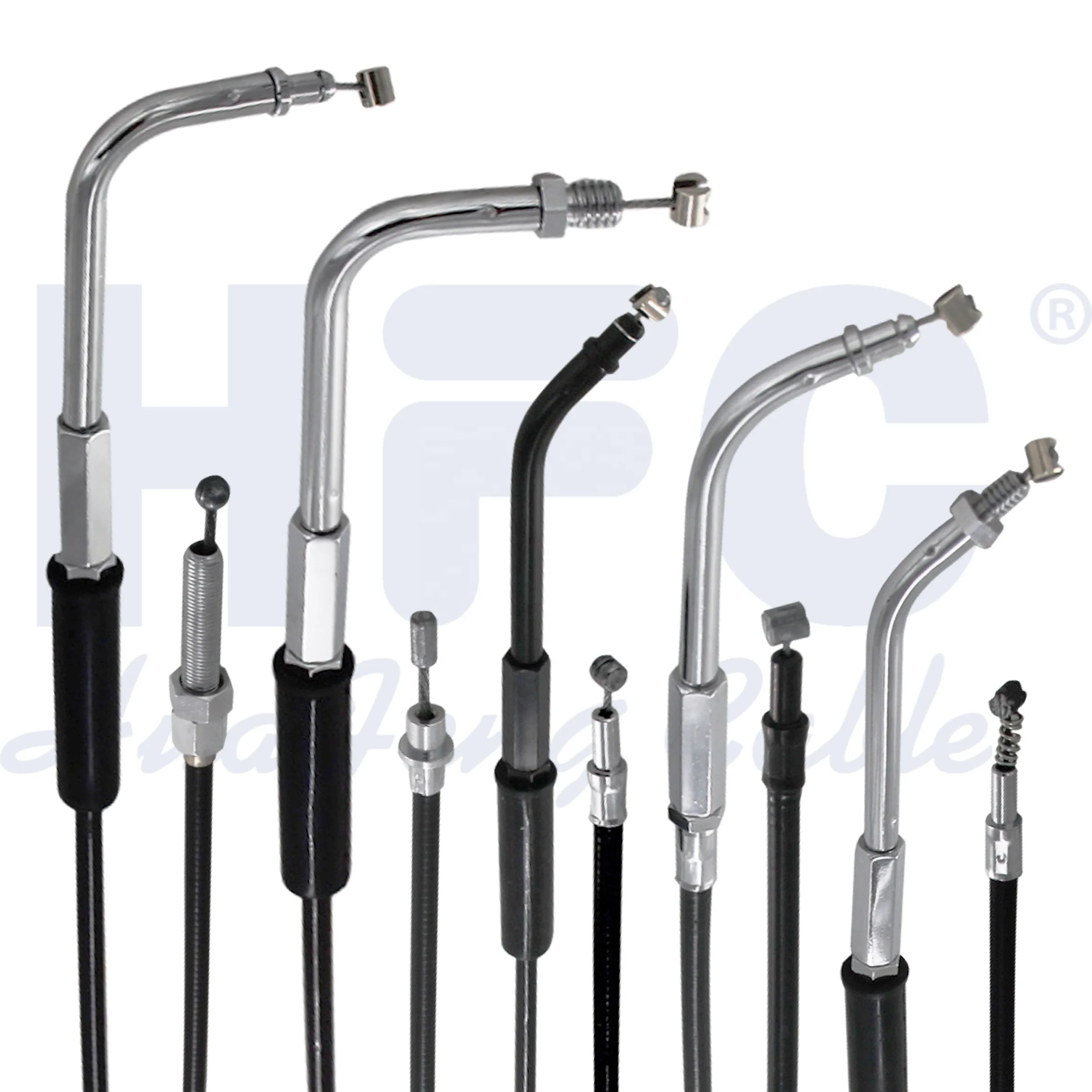 OEM PVC PE POM Tube Zinc Plated Galvanized Motorcycle Parts Motorcycle Throttle Accelerator Cable For Honda CRF 450 R CRF450RH