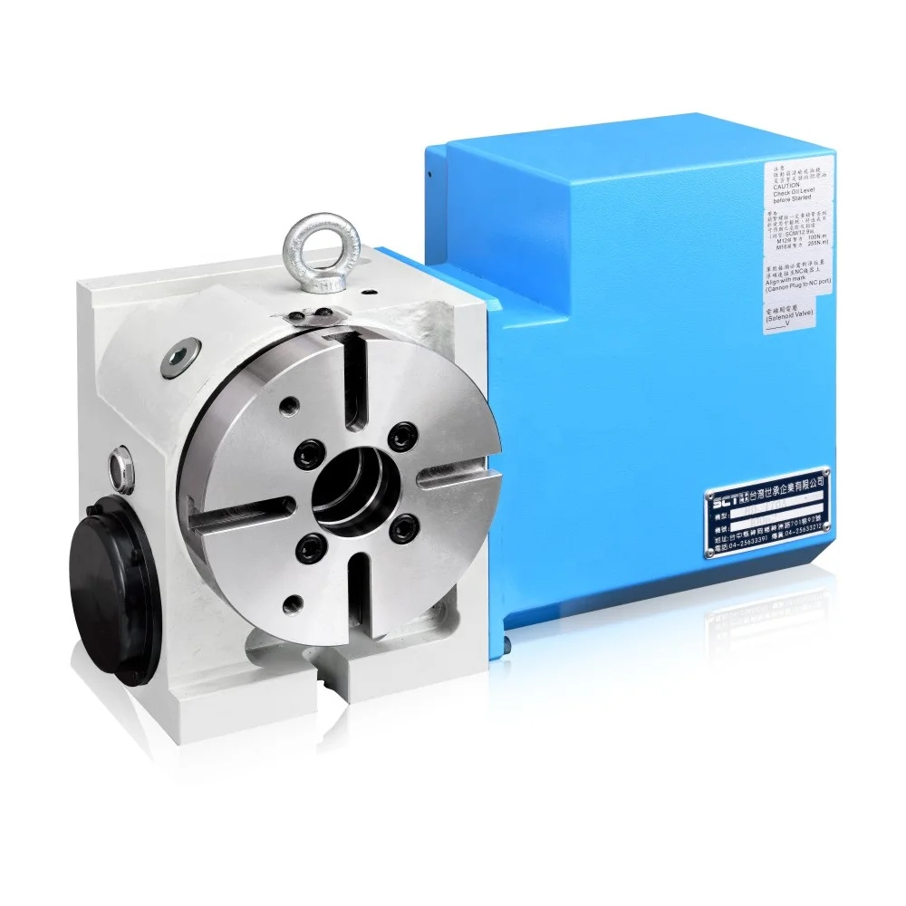 Pneumatic Locking Universal Dividing Head Cnc Machine Center Tooling Bridge Plate Fourth Axis Rotary Table