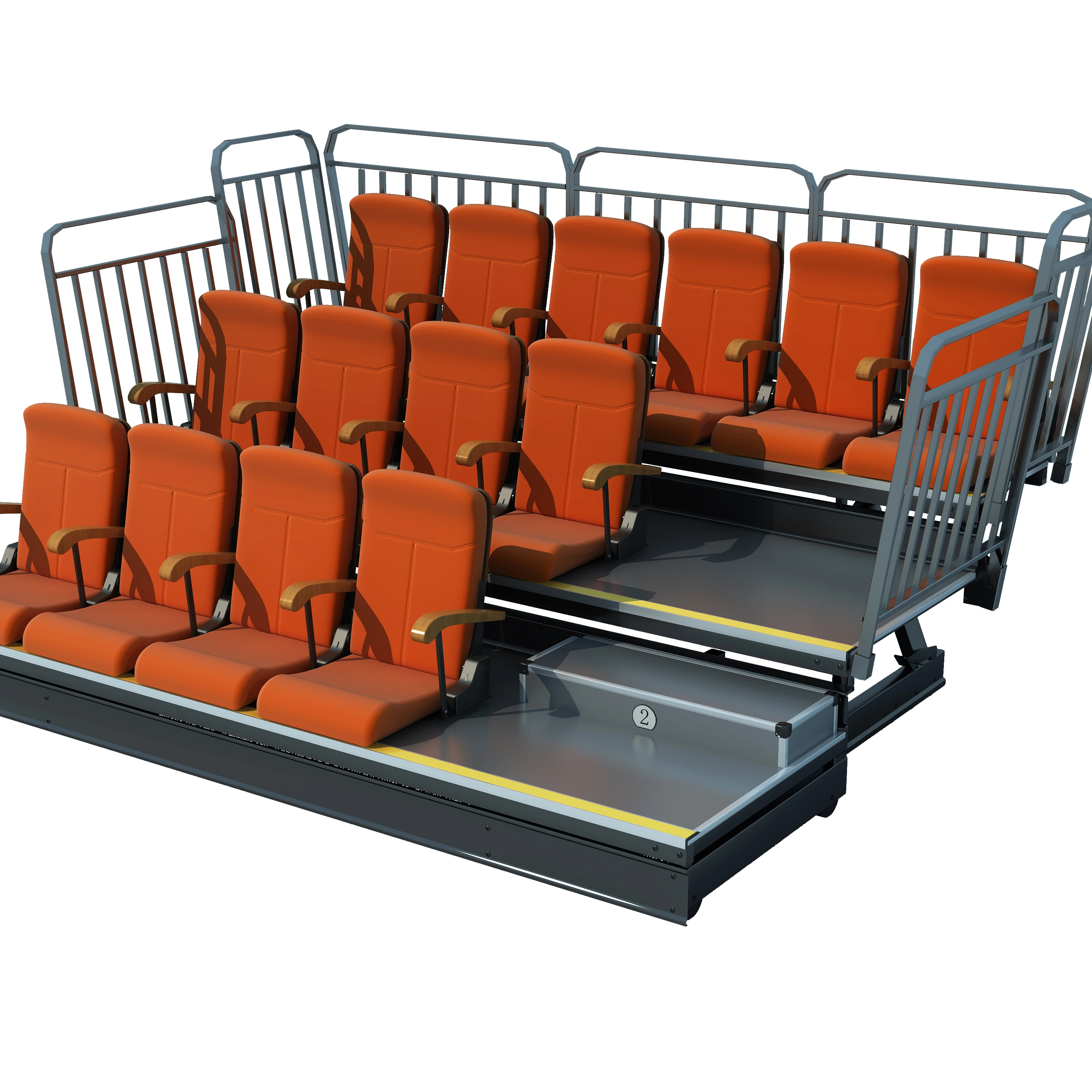 Factory Directly High Standard Telescopic Bleachers Plastic Modern School Furniture Suppliers Led Furniture for School