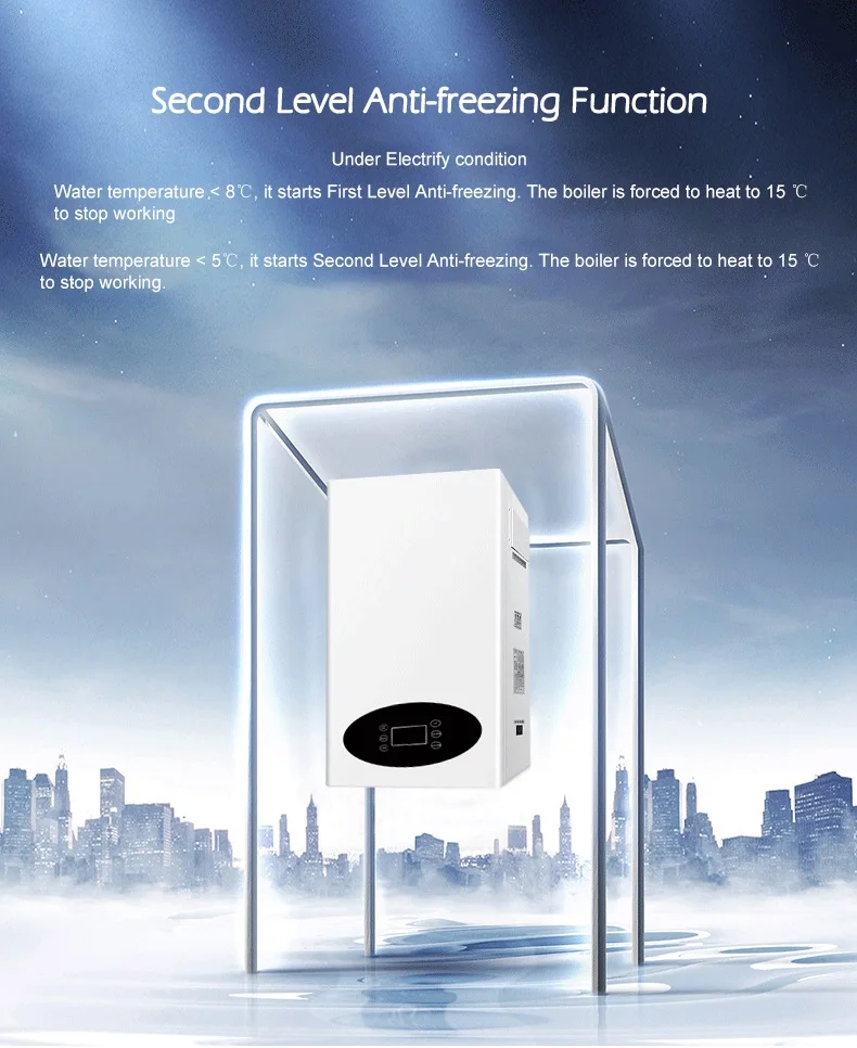 radiator floor heating electric central heating combi hot water boiler for bath and heating