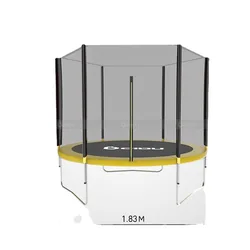 Large Indoor Trampoline With Protection Net Adult Children Jumping Bed Outdoor Trampolines Exercise Bed Fitness Equipment