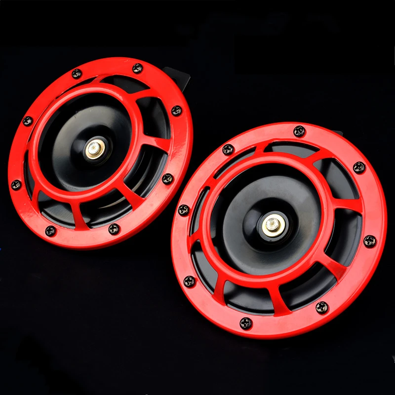 Super Loud 12v Universal Vehicle Horn Dual Tone Car Speakers Metal Electric Car Horn