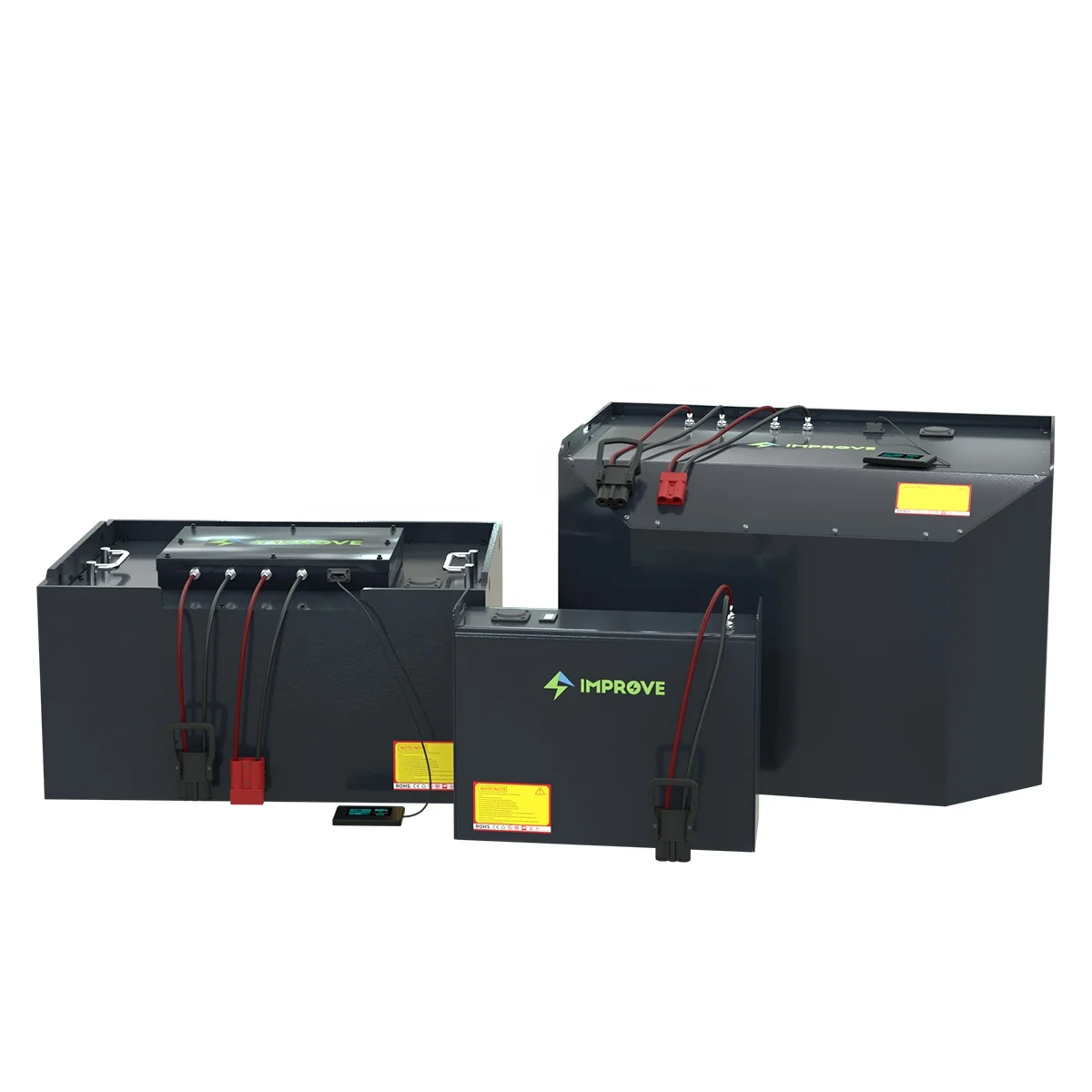 IMPROVE lead replacement 36V 48V 100ah120ah150ah200ah lithium ion battery for forklift AVG stacker Trolleys lifePO4