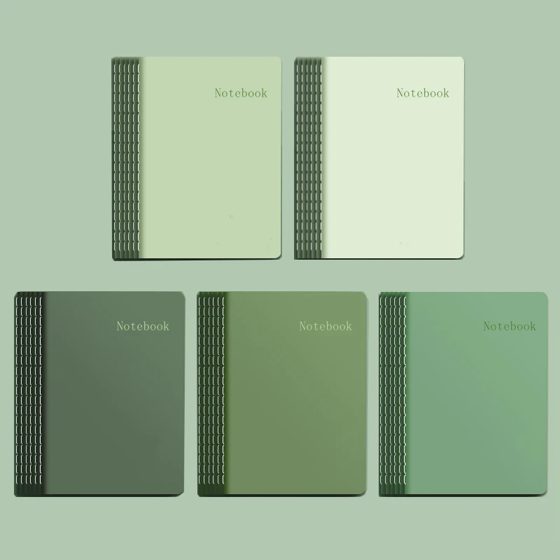 LABON Custom Simple Style Notebook Thin Inner Pages Records Saddle Stitched Sewing Diary Sketchbook