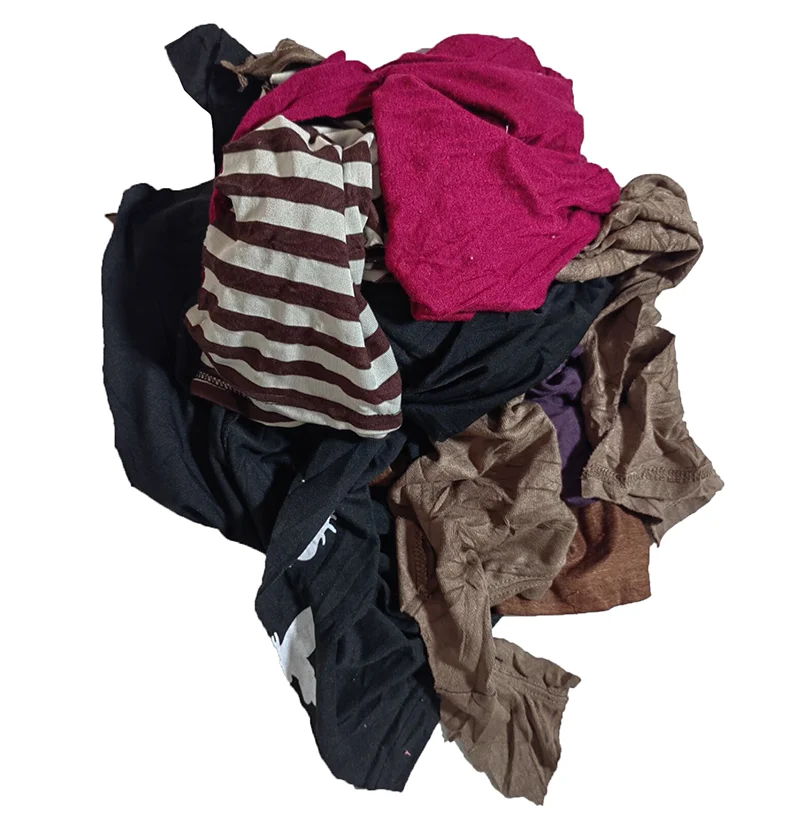 Dark Color Industrial Cotton Rag Colour Mixed Cotton Waste Rags Cloth