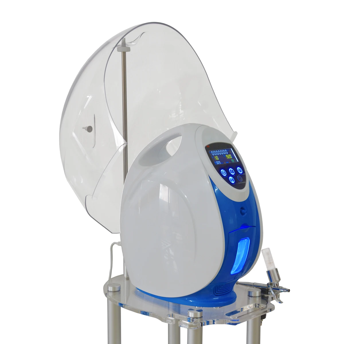 Portable korea O2toderm  oto derm Oxygen therapy Dome machine Oxygen Facial Machine oxygen jet peel