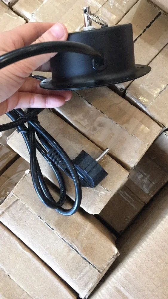 Steel Iron metal casing alternating current AC VERSION Christmas party lights glass disco mirror ball hanging rotating AC MOTOR