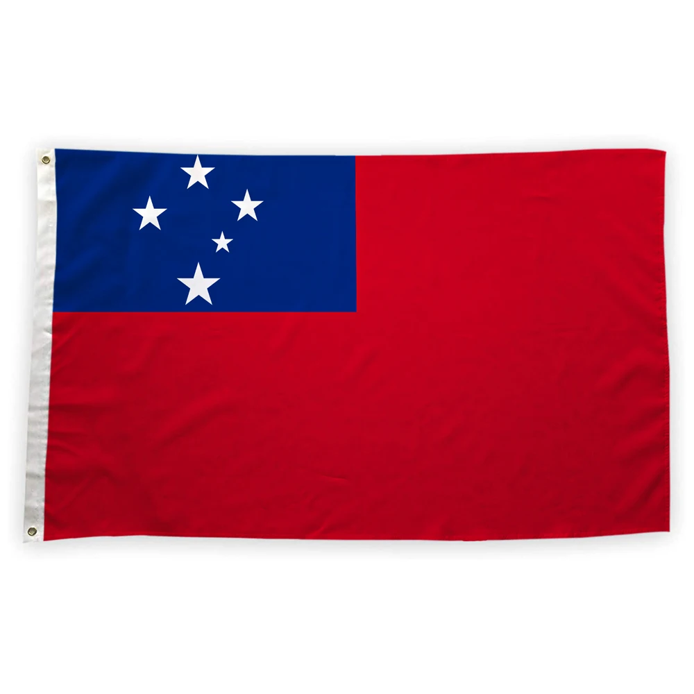 Samoa Country Flag 3x5 FT 90X150CM Polyester Banner Samoa National Flag Custom National flag