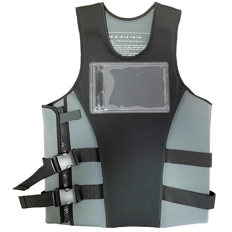 Custom Super quality Chalecos Salvavidas Swimming  EPE Foam Phone Pocket Life Jacket Life Vest Supplier