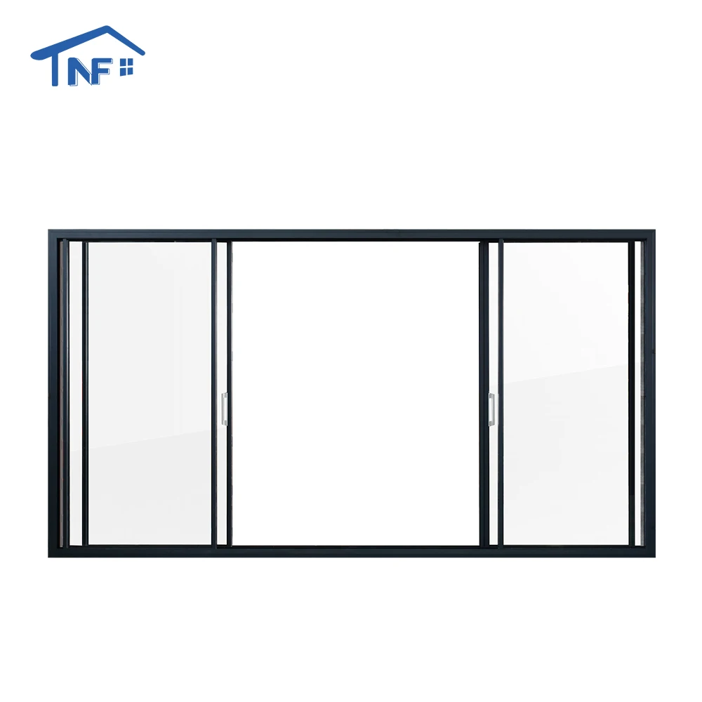 Slim profile aluminium sliding door and window house sliding door bi-glass doors
