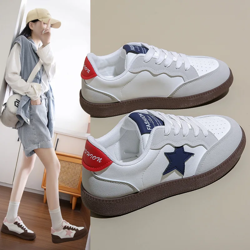 Star Shoes For Women Girls Walking Sport Trainers Breathable Comfortable Skateboard Shoes Casual Shoes Woman Sneakers For Women