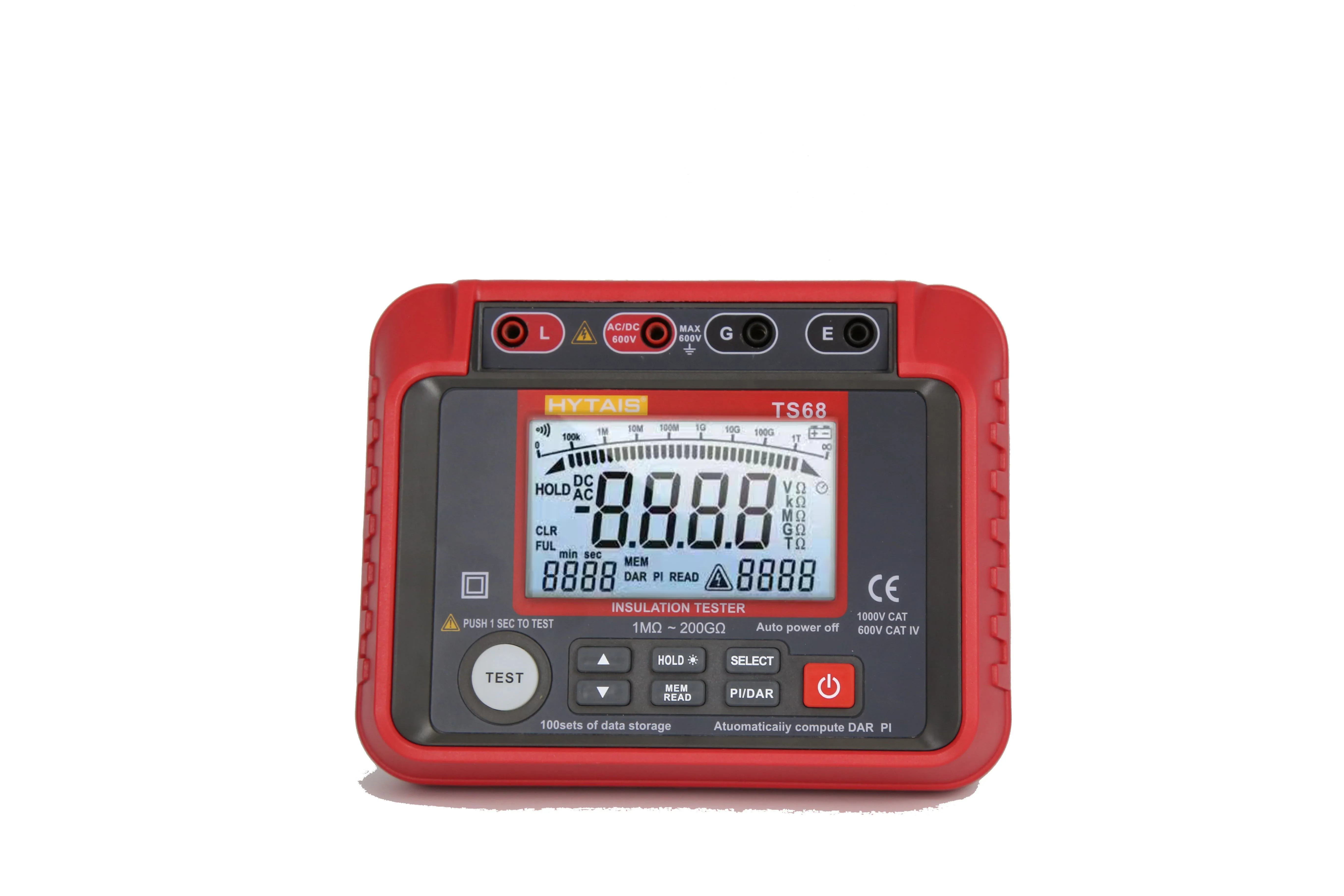 good quality digital multitester meter  Display Insulation Megger Meter Multimeter meter battery resistance