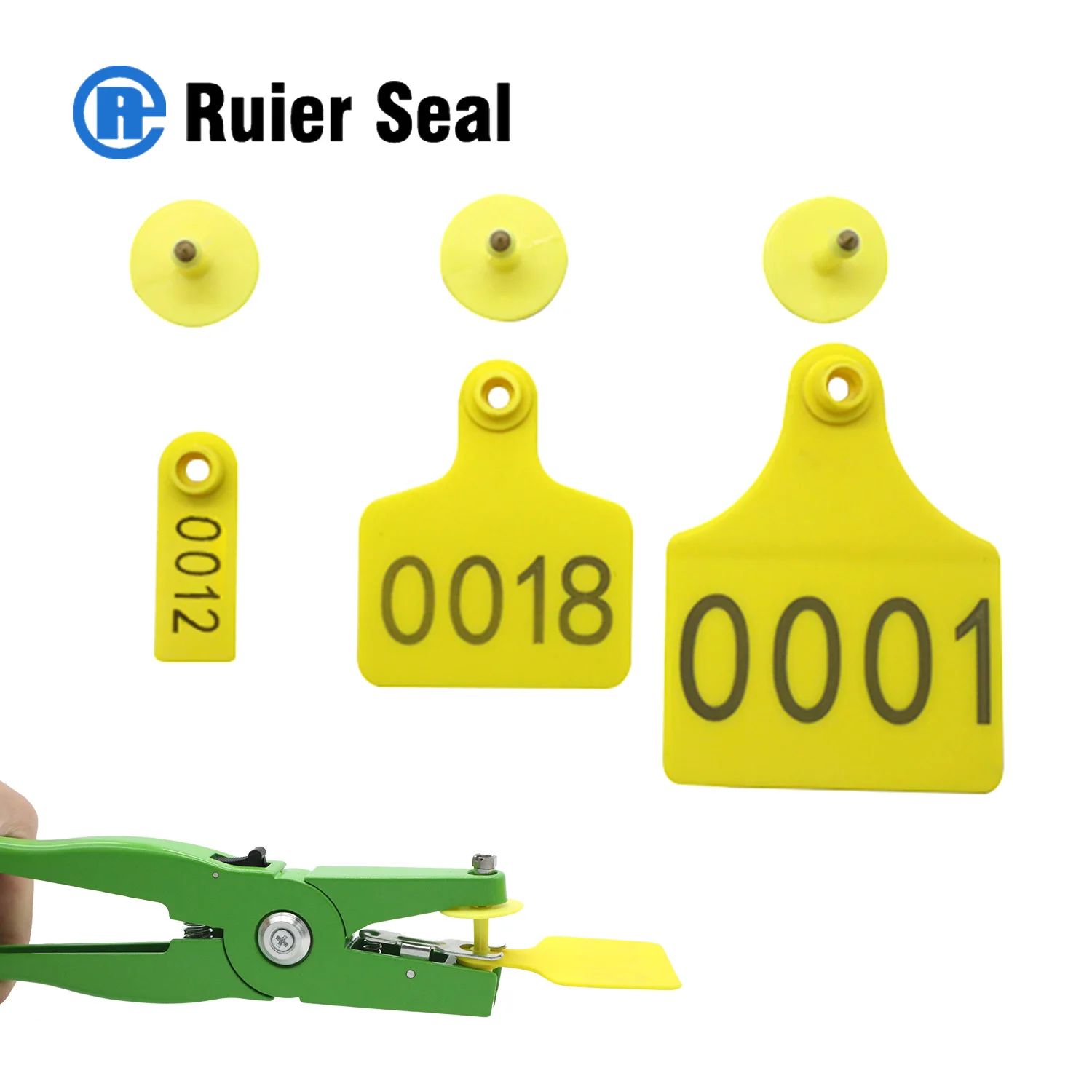 REET013 товары для сельскохозяйственных животных домашних № 001-1000 лазерные серьги Ушная бирка крупного рогатого скота овец свиней