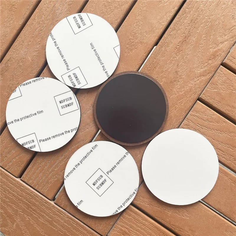 MDFSUB in stock High Quality Wooden Sublimation Blank Magnetic Blank sublimation MDF Fridge Magnets