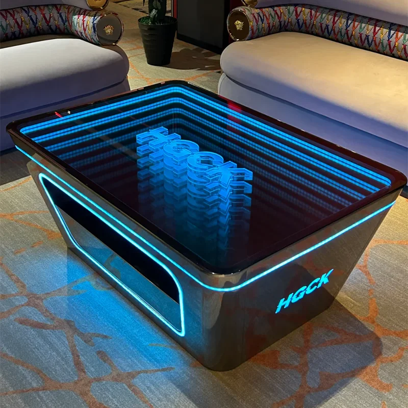 Wholesale New Design Nightclub KTV Night Club LED Infinite Bar Table Furniture