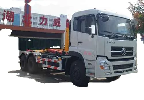 Dongfeng 6X4 Sanitation Garbage Truck New Hook Lift Special Transportation Vehicle