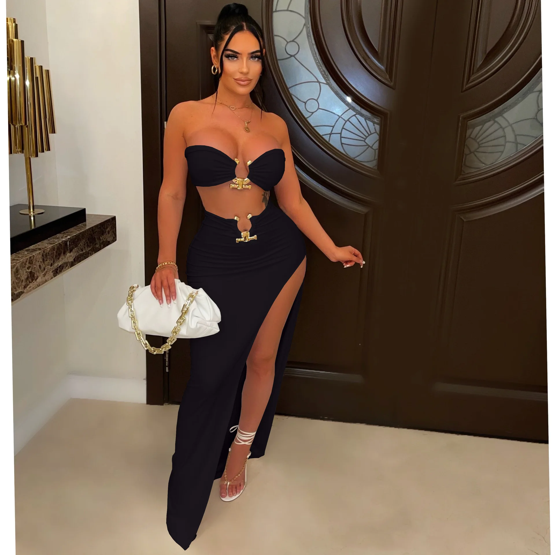 2022 Women Clothes Summer Designer Two Piece Dresses Set Clothing Plus Size Skirt Sets Luxury Dresses 2 Piece Sets Outfits